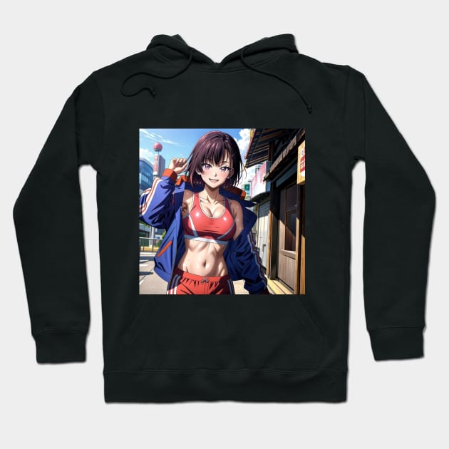 happy shizuka Hoodie by WabiSabi Wonders